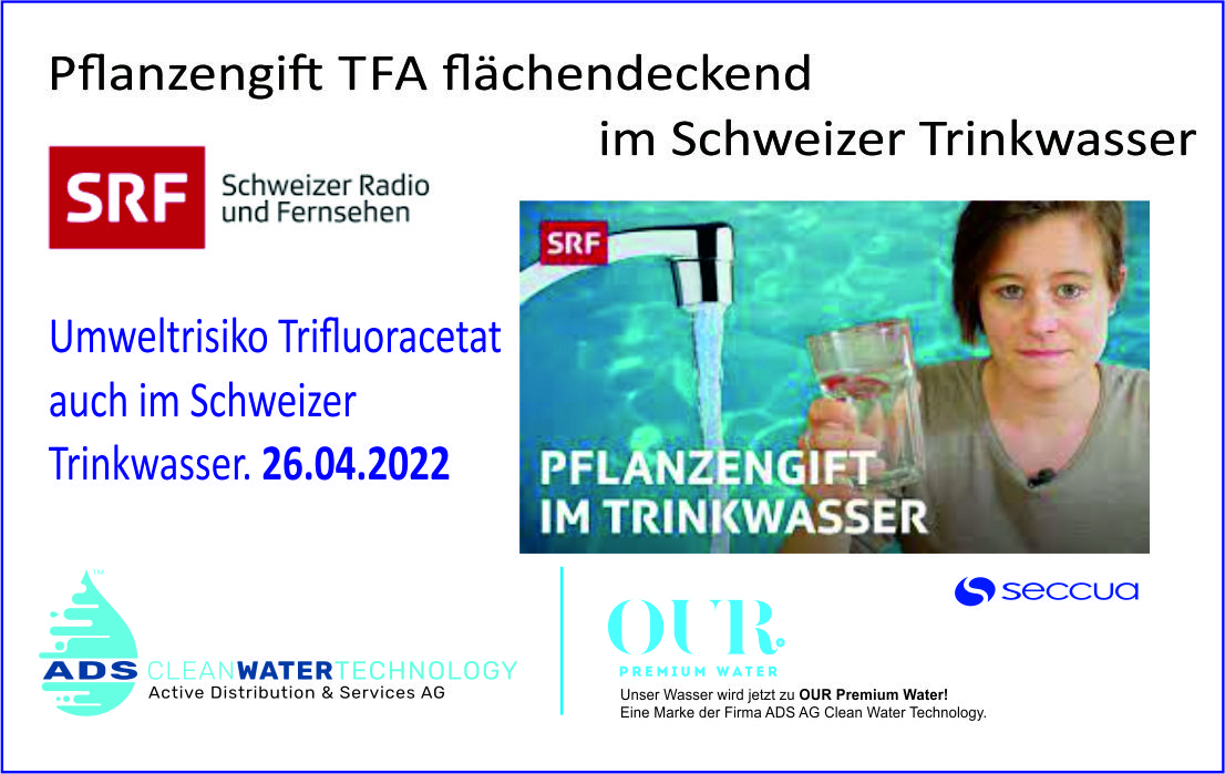 Pflanzengift TFA flächendeckend im Schweizer Trinkwasser.